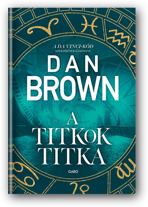 A titkok titka (The Secret of Secrets) by Dan Brown, the Hungarian edition